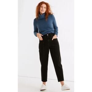 Madewell Pull-On Balloon Jeans in Hobson Wash Paperbag Edition Sz L 100% Cotton